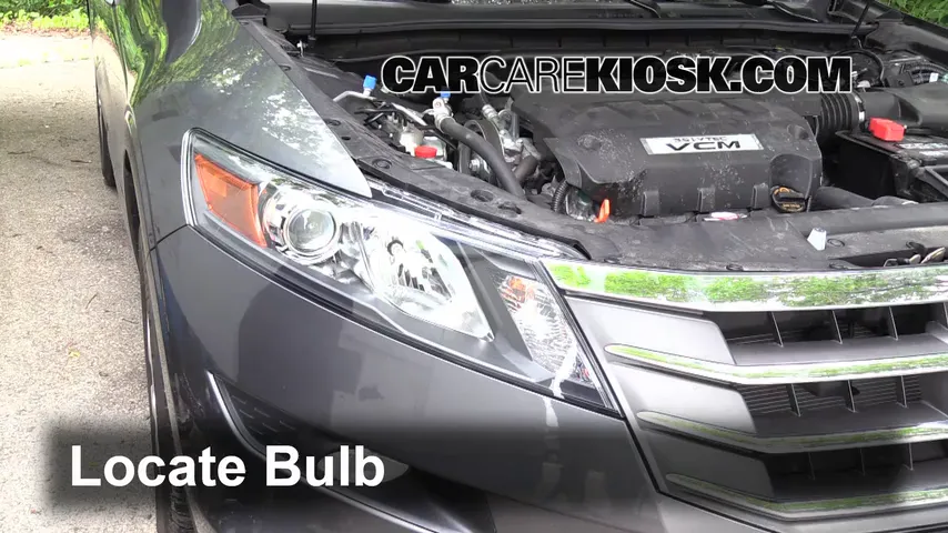2012 Honda Crosstour EX-L 3.5L V6 Lights Headlight (replace bulb)